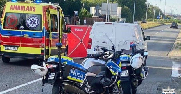 Śmiertelne potrącenie pieszego na przejściu