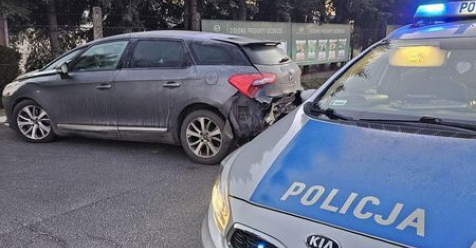 zdjęcie: Pijany spowodował kolizję drogową / fot. KPP Gostyń