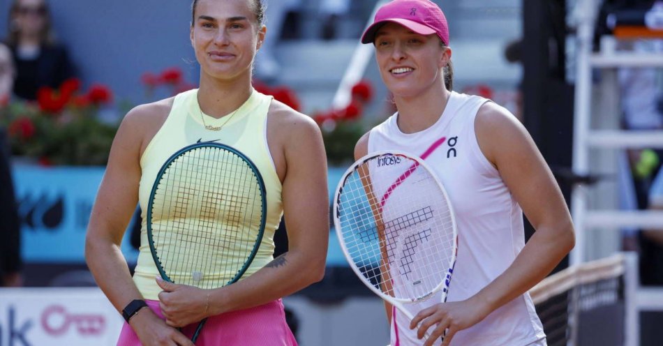 zdjęcie: Turniej WTA w Madrycie - Świątek wygrała w finale z Sabalenką / fot. PAP