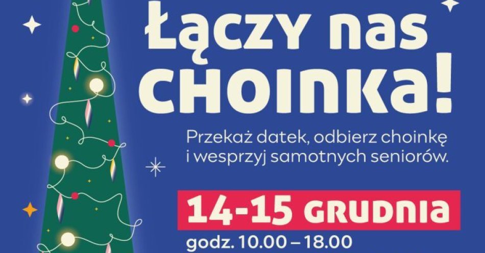 zdjęcie: ŁĄCZY NAS CHOINKA - razem dla samotnych seniorów / fot. nadesłane