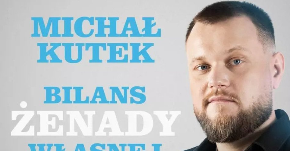 zdjęcie: Michał Kutek w programie Bilans żenady własnej / kupbilecik24.pl / Michał Kutek w programie