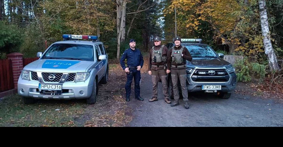 zdjęcie: Wspólne patrole policji i straży leśnej przeciw nielegalnym choinkom / fot. KPP Wolsztyn