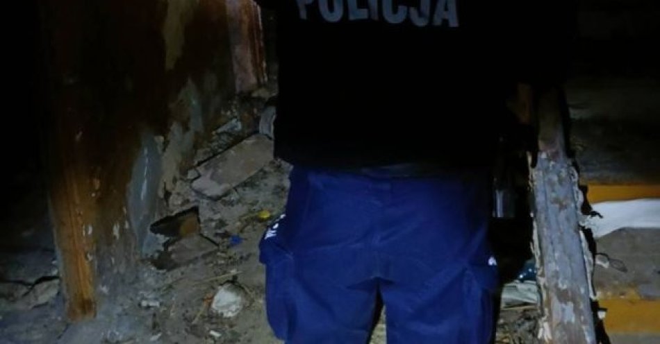 zdjęcie: Zima groźna dla bezdomnych Policja i MGOPS kontrolują miejsca / fot. KPP w Nakle nad Notecią