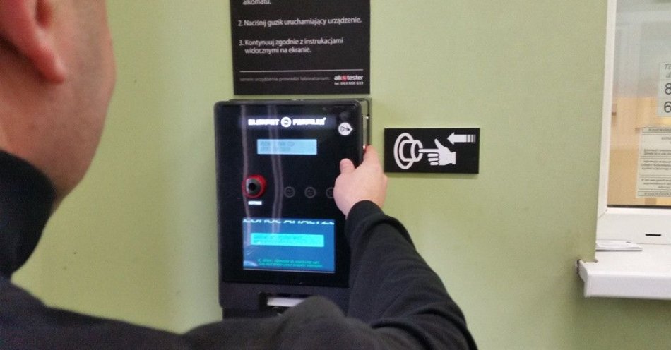 zdjęcie: Sprawdź trzeźwość w komendzie policji w Nidzicy / fot. KPP w Nidzicy alkomat