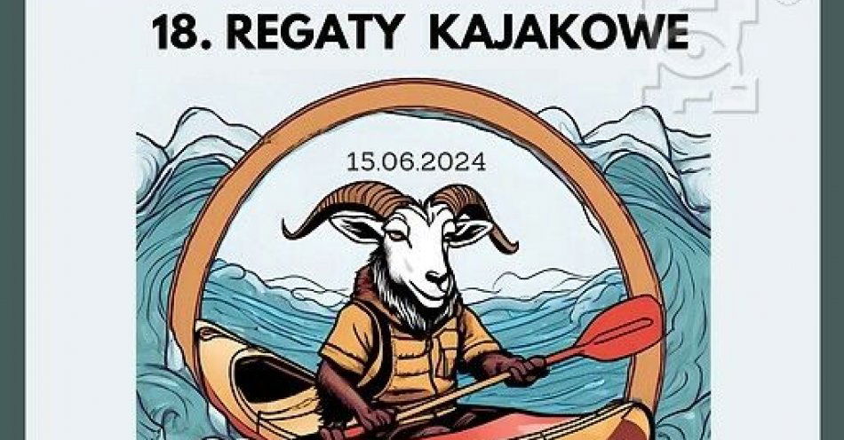 zdjęcie: Zapraszamy na regaty! / fot. UM Lublin / Regaty o Puchar Lubelskiego Koziołka - plakat