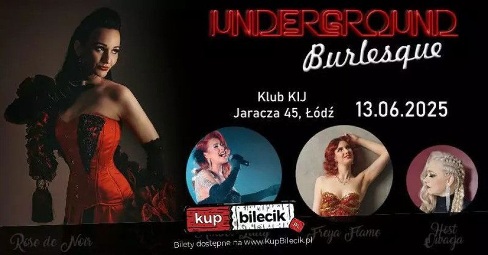 zdjęcie: Burleska by Rose de Noir w klubie KIJ / kupbilecik24.pl / Burleska by Rose de Noir w klubie KIJ