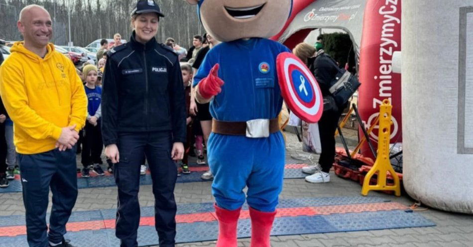 zdjęcie: Policjanci z Gliwic wspierali bieg Tropem Wilczym / fot. KMP w Gliwicach