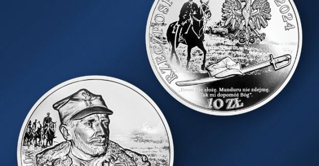 Mjr Henryk Dobrzański Hubal upamiętniony srebrną monetą NBP