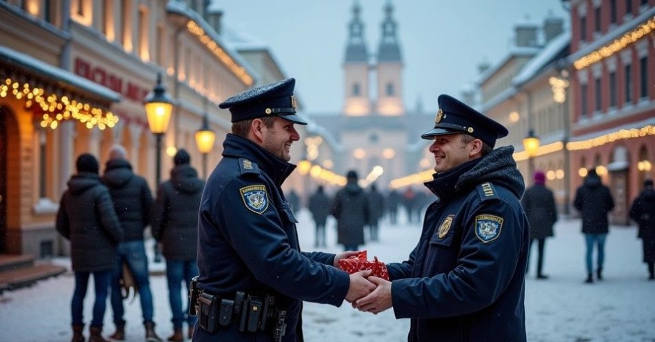 zdjęcie: Życzenia świąteczne od leżajskiej Policji / TM/ przykładowa ilustracja