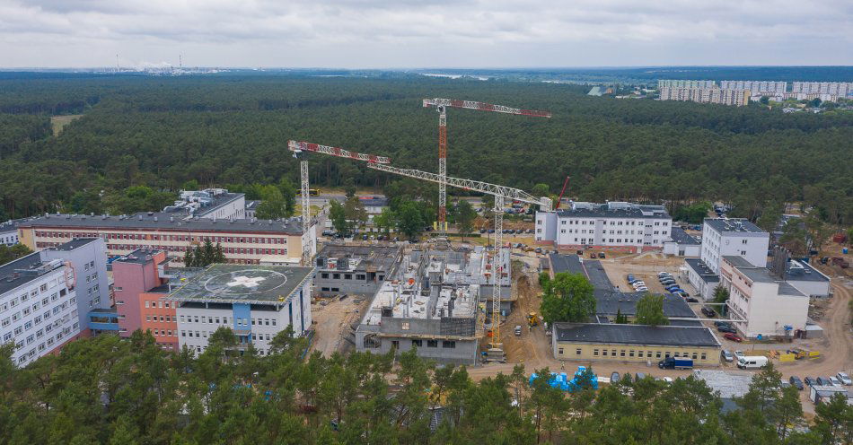 zdjęcie: Tak powstaje nowy szpital we Włocławku / fot. nadesłane