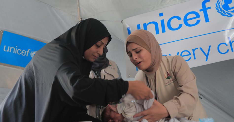 zdjęcie: UNICEF jest w Strefie Gazy, aby powstrzymać klęskę głodu i nieść ratującą życie pomoc / fot. nadesłane