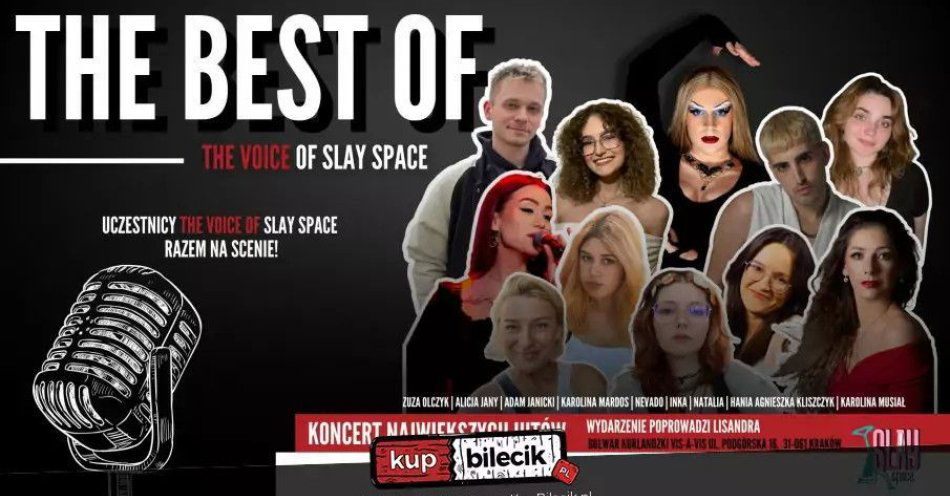 zdjęcie: THE BEST OF Koncert The Voice of Slay Space / kupbilecik24.pl / THE BEST OF | Koncert The Voice of Slay Space