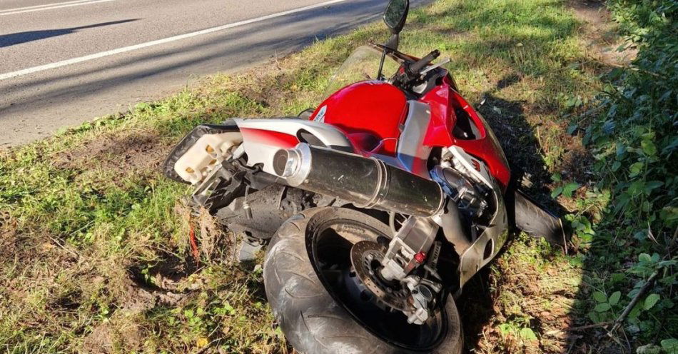 zdjęcie: Motocyklista miał ponad promil alkoholu / fot. KPP Tomaszów Lubelski