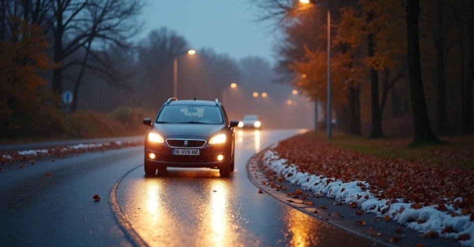 zdjęcie: Jesienne podróże: zmniejsz prędkość i zwiększ odstęp / TM/ przykładowa ilustracja