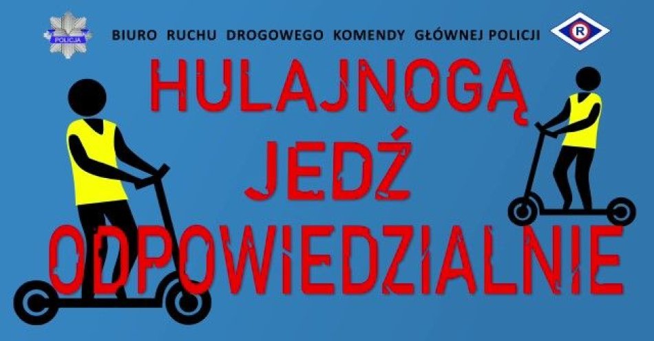 zdjęcie: Hulajnoga elektryczna - kilka zasad bezpieczeństwa / fot. KPP Łuków