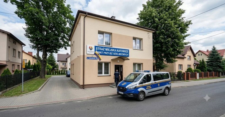 zdjęcie: Nowy punkt Straży Miejskiej w południowych dzielnicach Katowic / ai/gem/202606191015