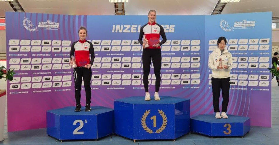 zdjęcie: Kolejne medale polskich panczenistów w PŚJ w Inzell / fot. nadesłane