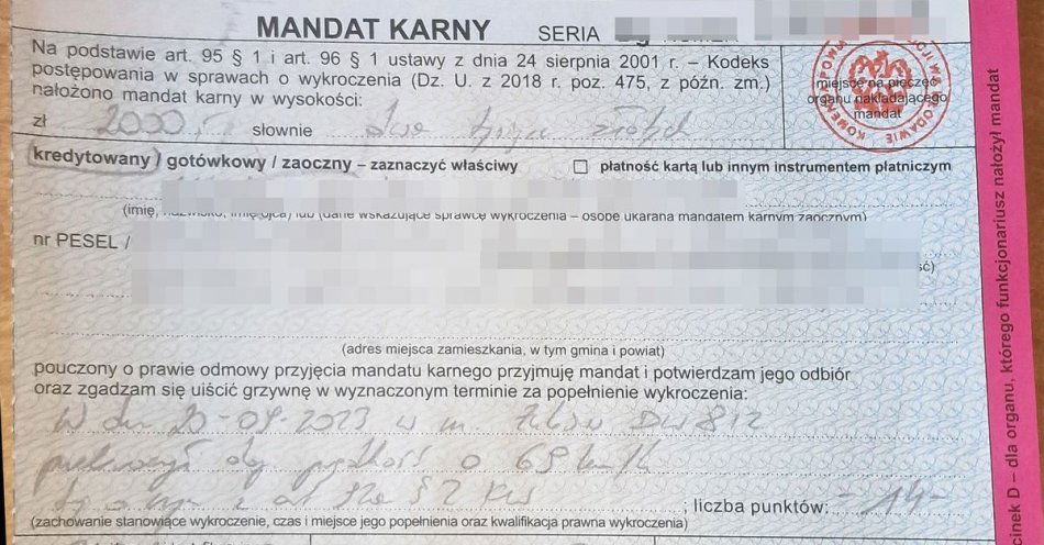 zdjęcie: Akcja PRĘDKOŚĆ na włodawskich drogach / fot. KPP Włodawa