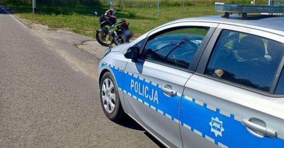 zdjęcie: Bez prawa jazdy na junaku - kontrola w Pelplinie zakończona wnioskiem do sądu / fot. KPP w Tczewie