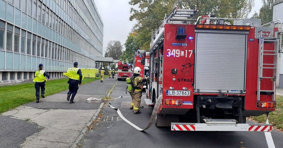 zdjęcie: Pożar i kradzież na terenie Starostwa Powiatowego… To na szczęście jedynie scenariusz przeprowadzonych ćwiczeń / fot. KMP Biała Podlaska