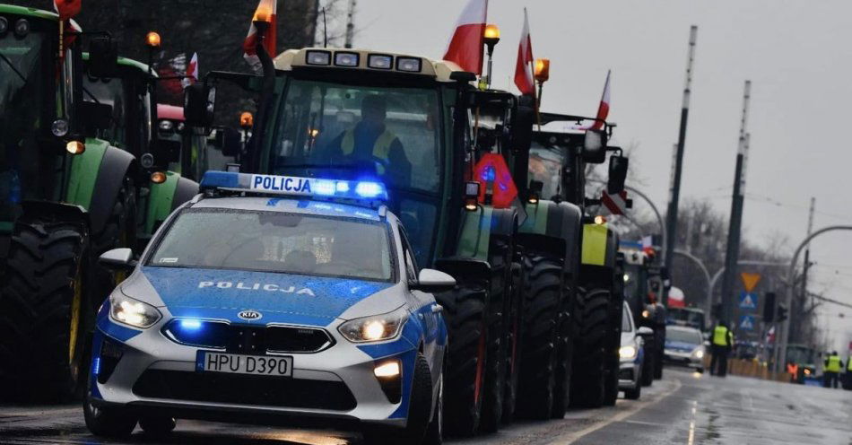 zdjęcie: UWAGA! W poniedziałek 11 marca br. kolejny protest rolników! Należy spodziewać się utrudnień w ruchu / fot. KMP w Poznaniu