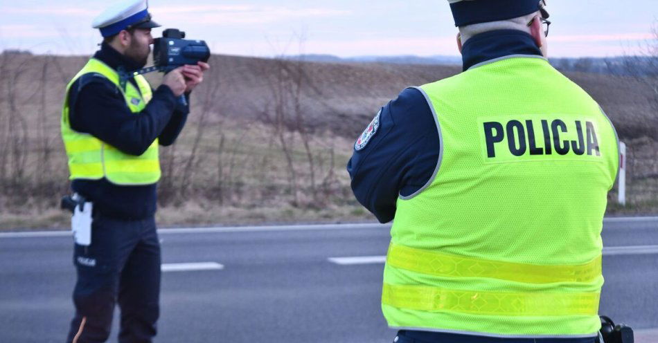 zdjęcie: Kaskadowy pomiar prędkości na drogach powiatu szczecineckiego / fot. KPP w Szczecinku DSC_9142