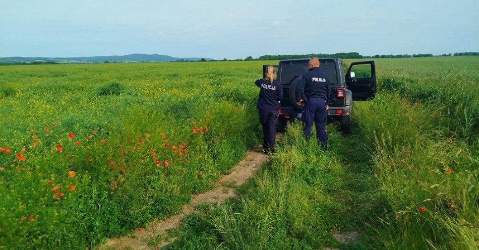 zdjęcie: Szczęśliwy finał nocnych poszukiwań 92-letniego mieszkańca powiatu jaworskiego / fot. KPP w Jaworze