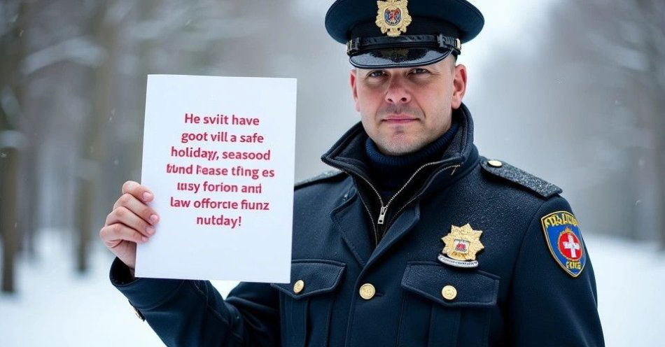 zdjęcie: Komendant Policji we Wschowie składa świąteczne życzenia / TM/ przykładowa ilustracja