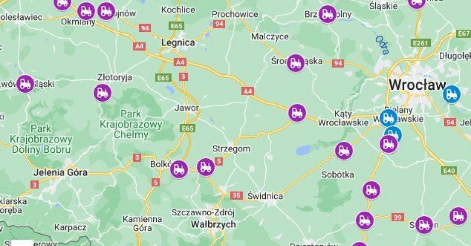 zdjęcie: Ogólnopolski protest rolników - możliwe chwilowe utrudnienia w ruchu drogowym / fot. KPP w Świdnicy