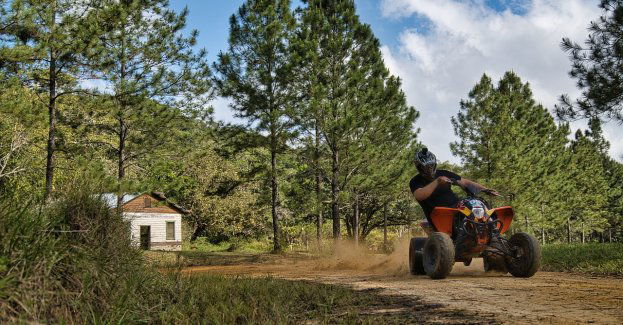 Śmiertelny wypadek na quadzie w lesie