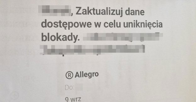 Po zakutualizowaniu danych na allegro stracił blisko 7000 złotych!