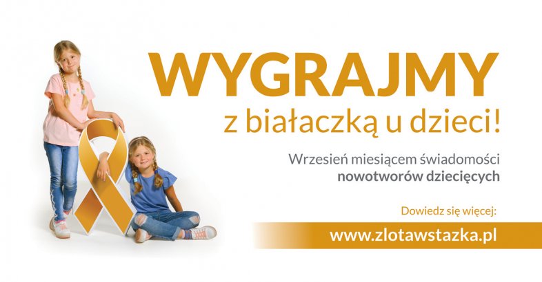 zdjęcie: Złota Wstążka. Wygrajmy z białaczką u dzieci / fot. nadesłane