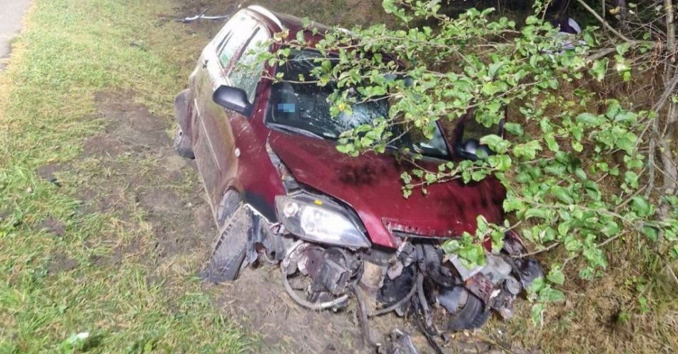 zdjęcie: Nietrzeźwa wjechała do rowu z dziećmi w aucie / fot. KPP Tomaszów Lubelski