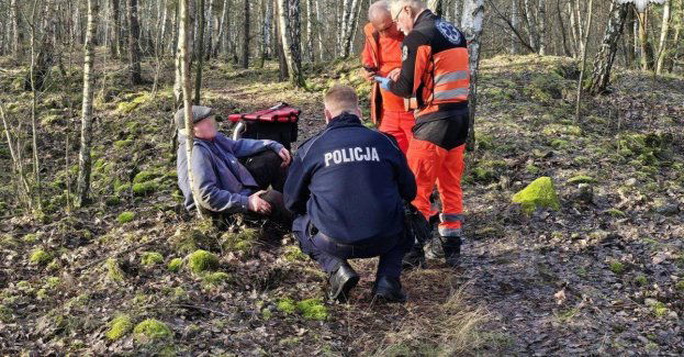 Biegaczka uratowała 85 latka po całej nocy w lesie