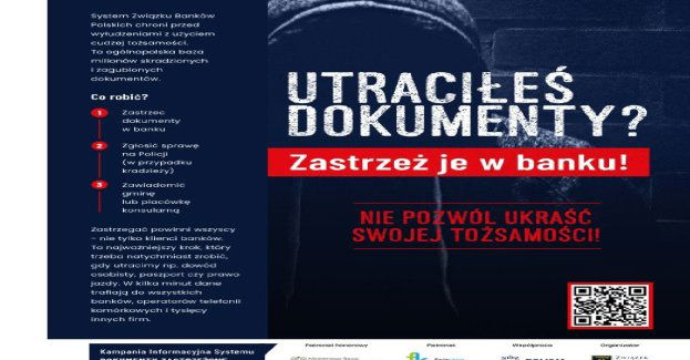 Utraciłeś dokumenty tożsamości? Zastrzeż je w banku