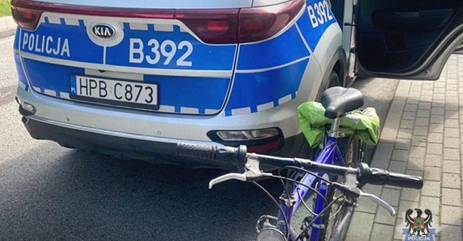 zdjęcie: Miał blisko promil alkoholu w organizmie, ale rowerem postanowił wyjechać na drogę / fot. KMP w Wałbrzychu