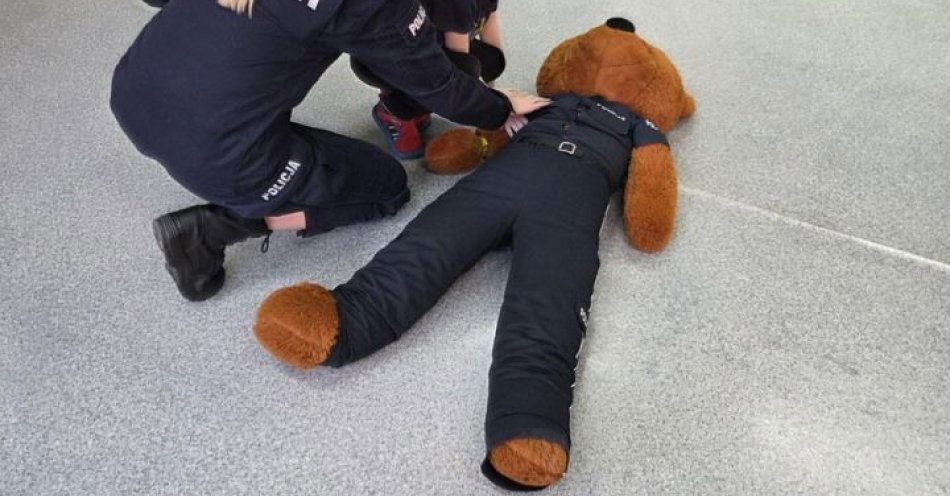 zdjęcie: Policjanci uczą dzieci bezpiecznych ferii w powiecie goleniowskim / fot. KPP w Goleniowie