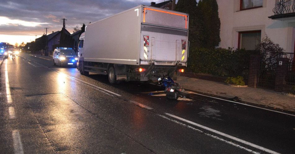 zdjęcie: Dwa wypadki z udziałem motocyklistów w powiecie pajęczańskim / fot. KPP w Pajęcznie