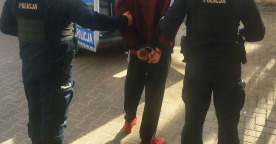 zdjęcie: Poszukiwany zatrzymany z łupami sklepowymi w Puławach / fot. KPP Puławy