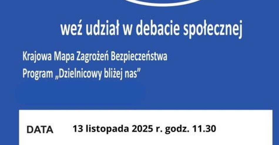 zdjęcie: Debata o cyberbezpieczeństwie w Czerwinie / fot. KMP w Ostrołęce plakat