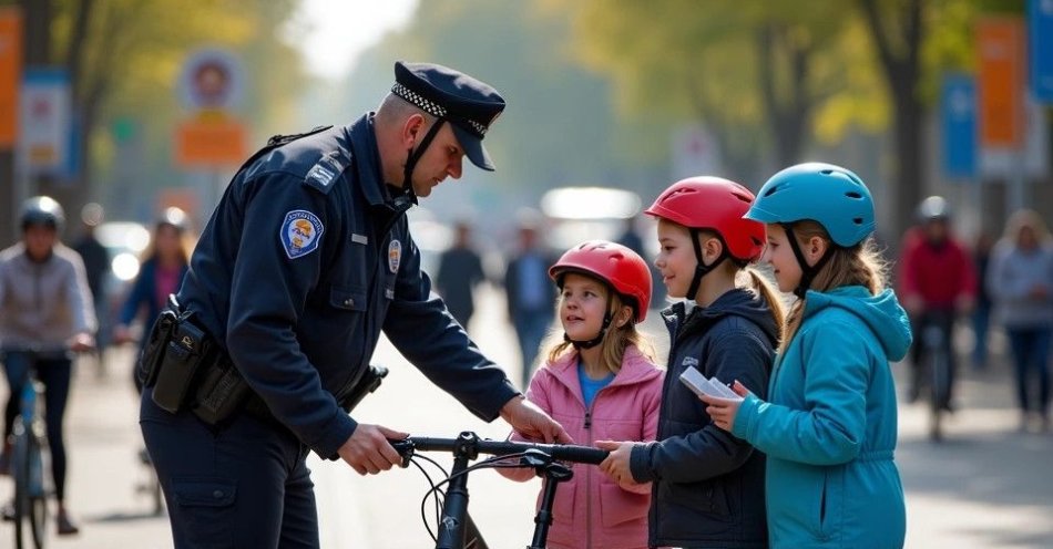 zdjęcie: Czernichów świętuje Dzień Bez Samochodu z policją / TM/ przykładowa ilustracja