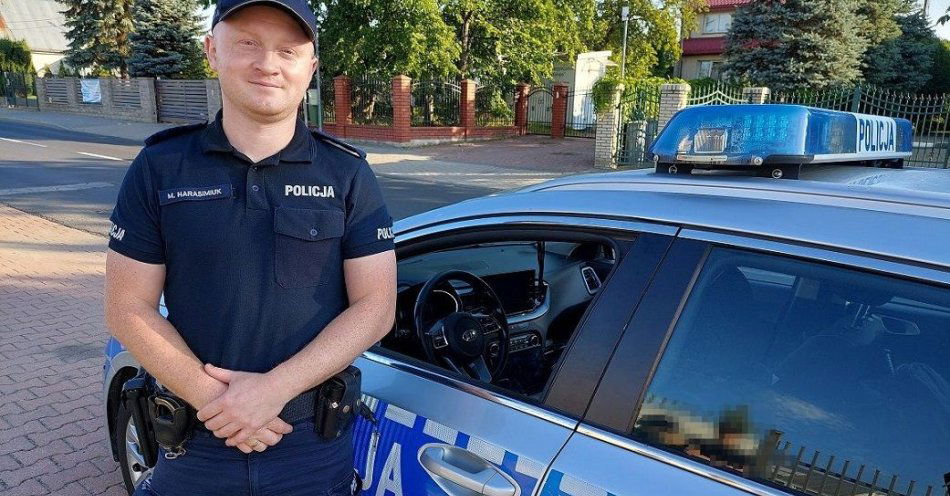 zdjęcie: Pozostawił na kuchence garnek z jedzeniem. Interweniowali policjanci / fot. KMP Biała Podlaska