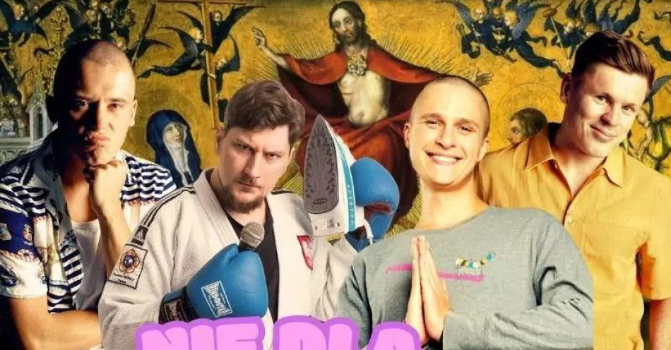 zdjęcie: Bartek Strusiński, Kuba Wu, Filip Puzyr i Piotr Splin komentują . / kupbilecik24.pl / Bartek Strusiński, Kuba Wu, Filip Puzyr i Piotr Splin komentują .