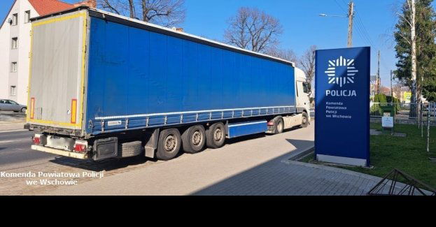 Jechał z promilami tirem z Belgii do Radomia