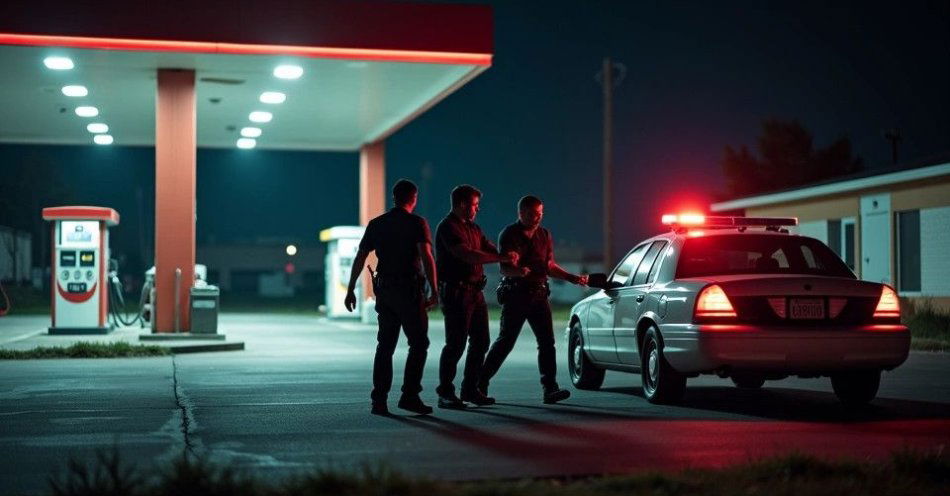 zdjęcie: Włamywacz przy stacji paliw zatrzymany przez policję / TM/ przykładowa ilustracja