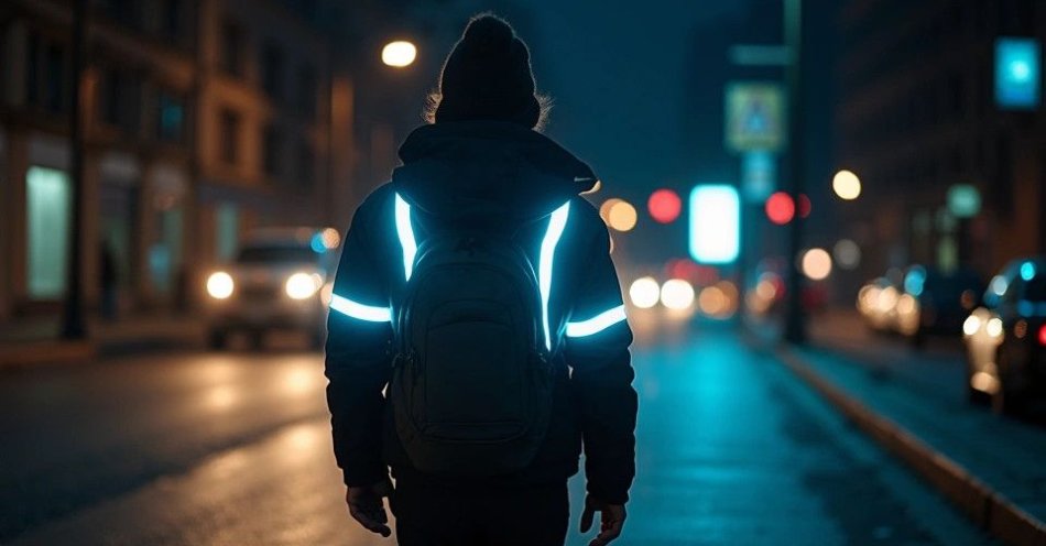 zdjęcie: Noś odblaski i świeć przykładem / TM/ przykładowa ilustracja