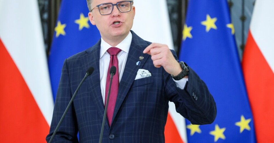zdjęcie: Hołownia: wybór kolejnego marszałka Sejmu - 19 listopada / Warszawa, 07.10.2025. Marszałek Sejmu Szymon Holownia podczas konferencji prasowej przed posiedzeniem niższej izby parlamentu, 7 bm. w Warszawie. (aldg) PAP/Rafał Guz