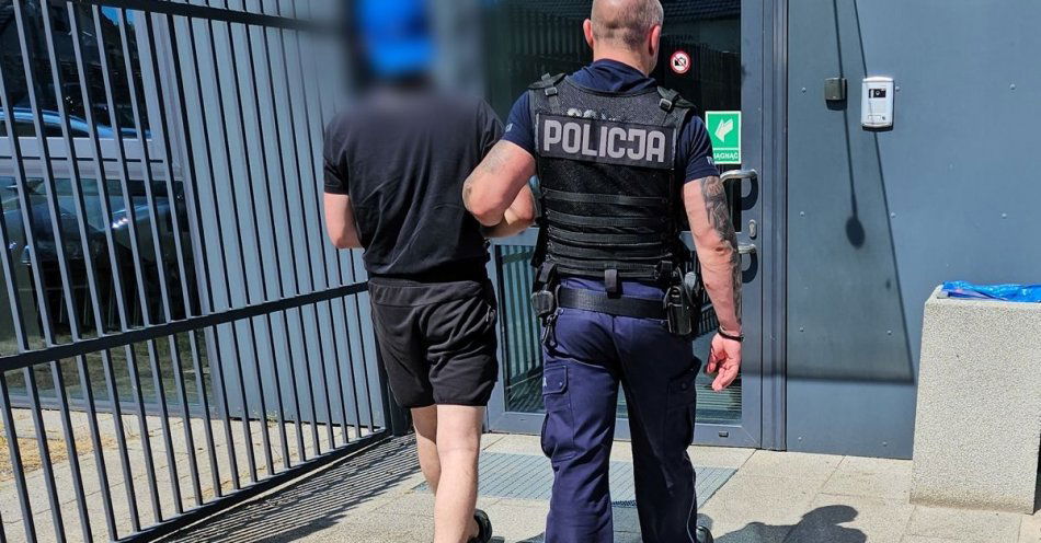 zdjęcie: Kradzież flagi i bójka na meczu - trzech mężczyzn usłyszało zarzuty karne / fot. KPP Krosno Odrzańskie