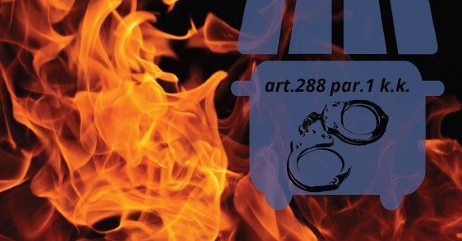 zdjęcie: Podpalał śmietniki – usłyszał 3 zarzuty / fot. KPP w Ostródzie