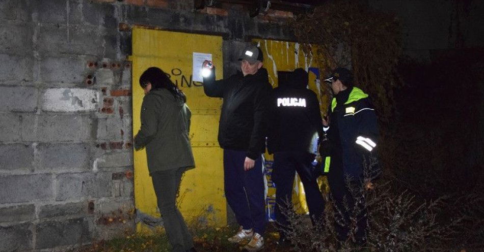 zdjęcie: Policja sprawdza miejsca pobytu bezdomnych i apeluje o pomoc / fot. KPP Oborniki